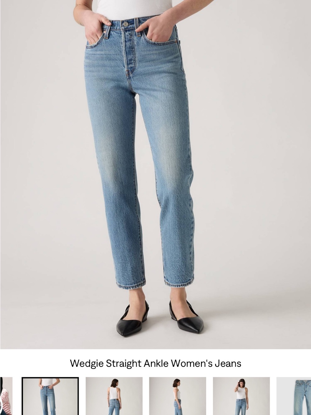 Levi’s medium wash sz 24 Wedgie Straight Ankle Jeans - Women's